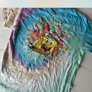 SpongeBob SquarePants Blue Tie-Dye Apparel